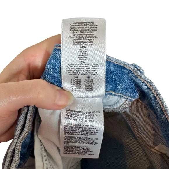 Mother The Pixie Hustler Ankle Button Fly Kick Flare Bootcut Jeans in Tarot Time - Picture 12 of 16